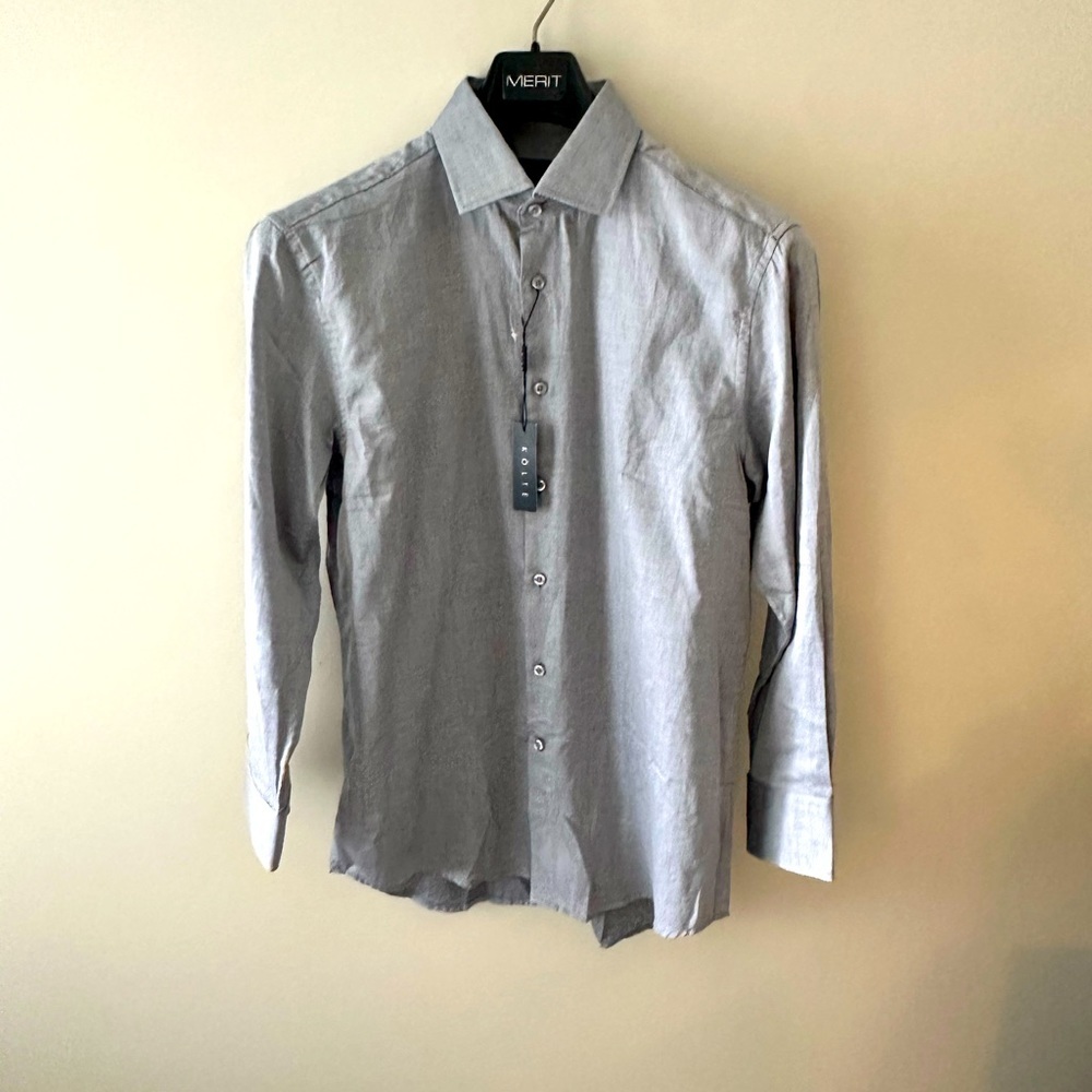 ✨Men's Kolte 100% Cotton Button Down Shirt - Size 32/33 - Denim Washed Blue✨